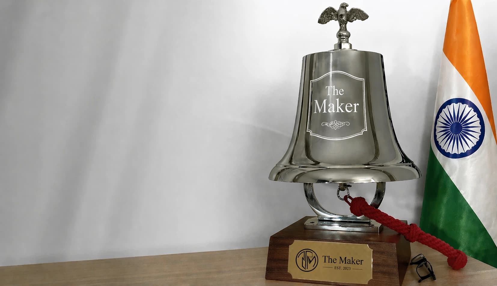 Premium brass bell handcrafted in Moradabad India — The Maker export