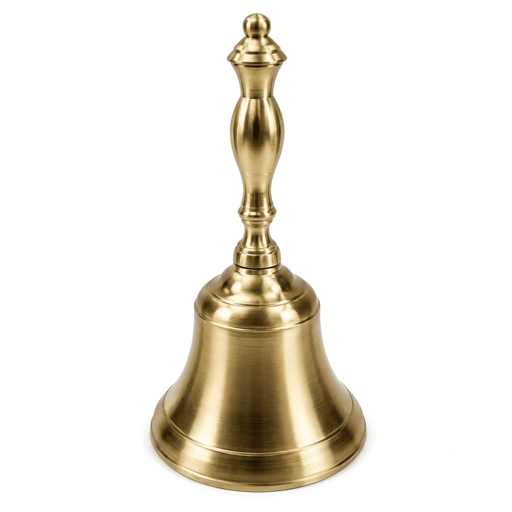 Classic Polished Brass Hand Bell